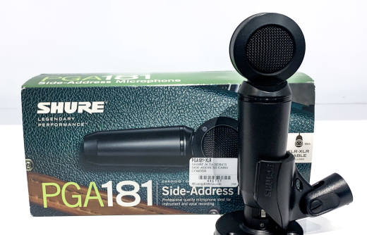 Store Special Product - Shure - PGA181 Side-Address Cardioid Condenser Microphone with XLR Cable